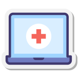 laptop-médico icon