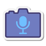 Microfono Fotocamera icon