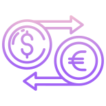 Currency Exchange euro icon