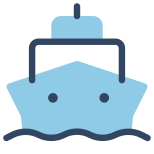 Wassertransportweg icon