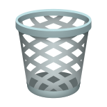쓰레기통 이모티콘 icon