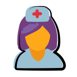 Krankenschwester weiblich icon