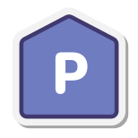 Überdachtes Parken icon