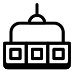 세 개의 셀 원형 파노라마 조명 icon