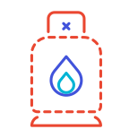 botella con gas icon