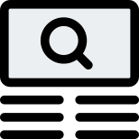 An encyclopedia web page search online with a brief details icon