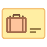 Tarjeta de viaje icon