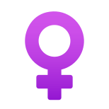 女性符号表情符号 icon
