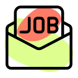 Invitation letter for new job seekers candidate selection icon