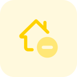 Remove features from a smartphone Home app on a device icon