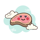 Kawaii Steak icon