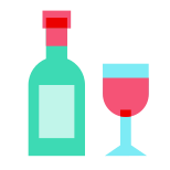 vinho e taça icon
