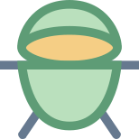 Huevo verde grande icon