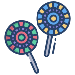 Rainbow Lollipop Candy icon