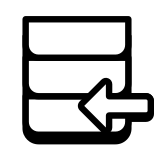 Импорт базы данных icon