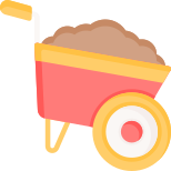 Wheelbarrow icon