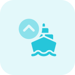 external-loading-shipping-items-in-cargo-ship-up-sign-shipping-tritone-tal-revivo icon