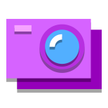 Fotocamere multiple icon