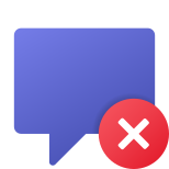 Eliminar chat icon