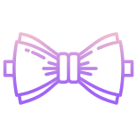external-bow-clothes-icongeek26-outline-gradient-icongeek26 icon