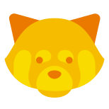 Panda rouge icon