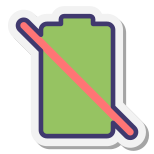 Nessuna batteria icon