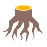 뿌리가 있는 그루터기 icon