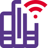 Downloading collection of books over a wireless network icon