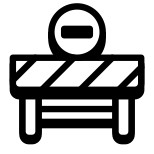 Road Closure icon