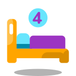 Cuatro camas icon