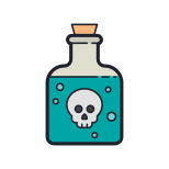 Bouteille de poison icon