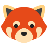 Panda rojo icon