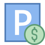 Estacionamento pago icon