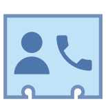 Contact téléphonique icon