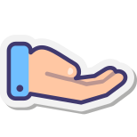 Palm Up Hand icon