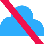 Nube no disponible icon