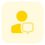 Digital device online messenger for chatting and texting icon