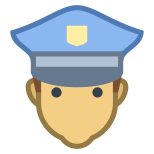 경찰관 남성 icon