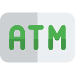외부 자동 입출금기-금융 거래-은행-계좌-돈-섀도우-탈-revivo에서 만들기 위한 기계 icon