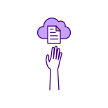 Cloud File Storage icon