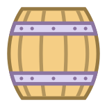 Barile di birra in legno icon