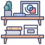 Bookshelf icon