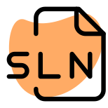 SLN audio format is raw or headerless wav format file icon