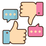 Criticism icon