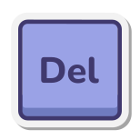 del-key icon