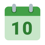 Календарная неделя 10 icon