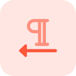 Shift paragraph inward arrow-direction justify layout position icon