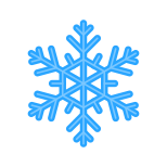 emoji de floco de neve icon
