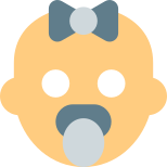 Baby with Pacifier icon