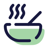 Piatto di zuppa icon